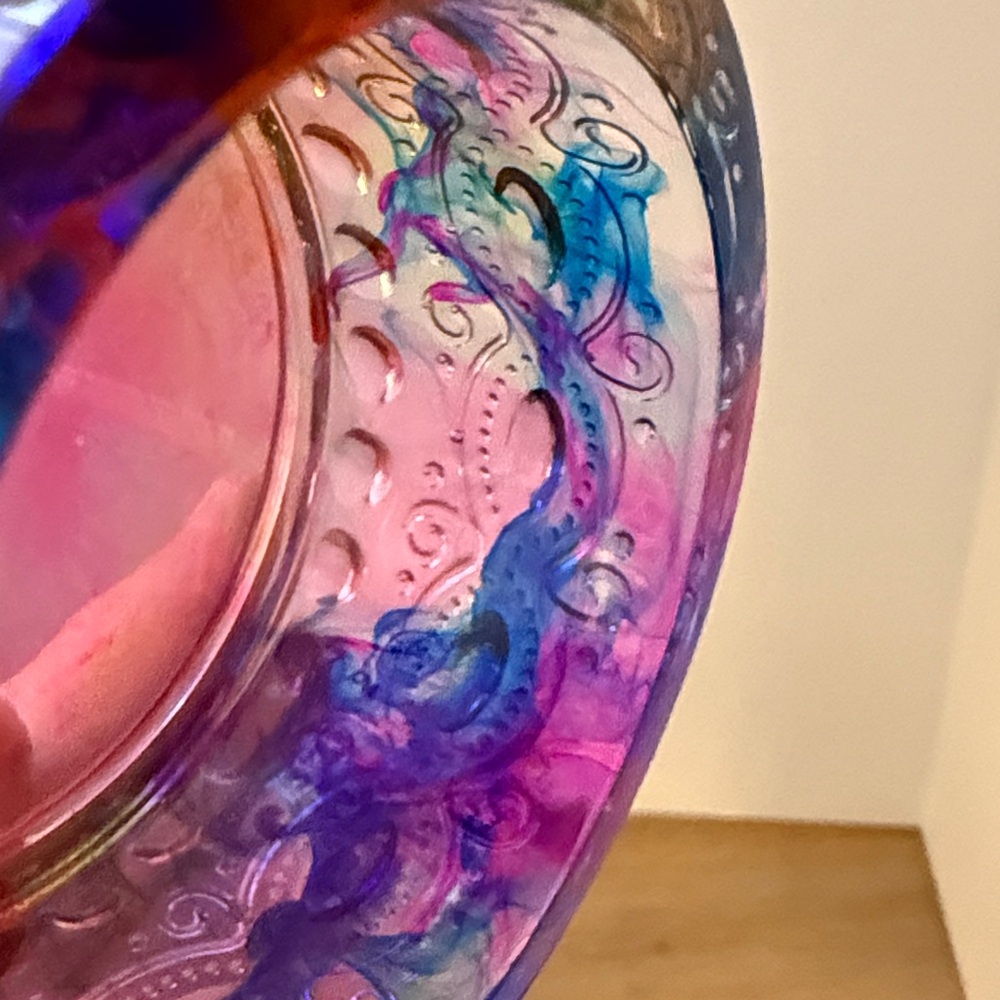 Unique Resin A Colorful Art Jar - Picture 12 of 14